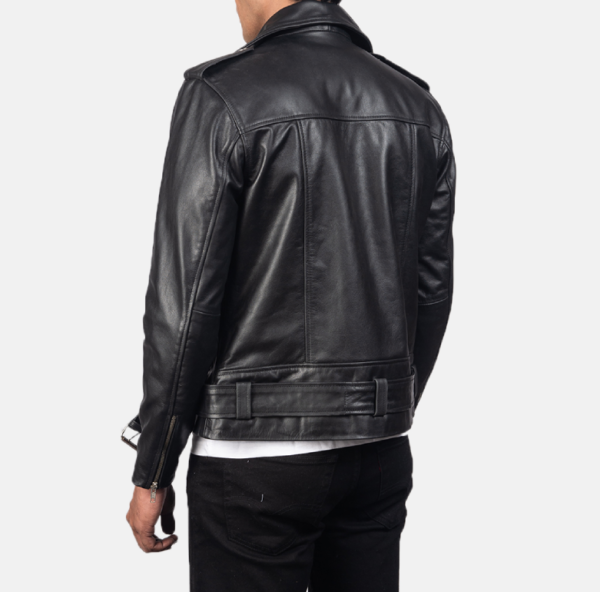 Allaric Alley Black Leather Motorcycle Jacket – Iconic Biker Design