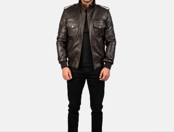 Bomber-leather-jacket