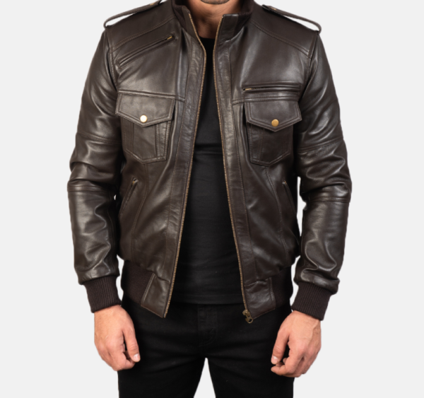 Bomber-leather-jacket