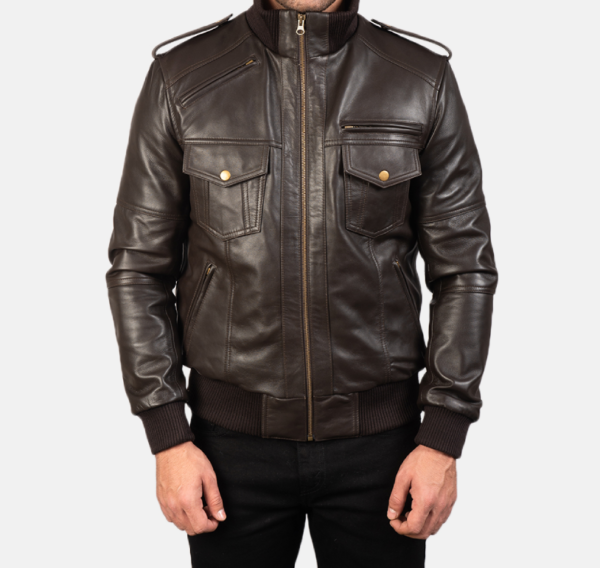 Bomber-leather-jacket