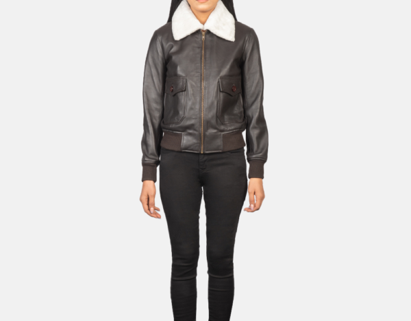 Archer Brown Fur-Lined Leather Jacket