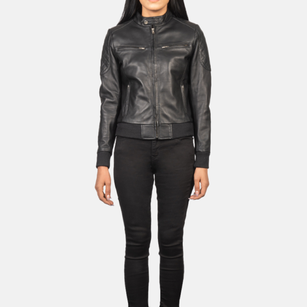 Axton Black Leather Jacket – Modern and Stylish Design
