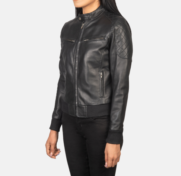 Axton Black Leather Jacket – Modern and Stylish Design