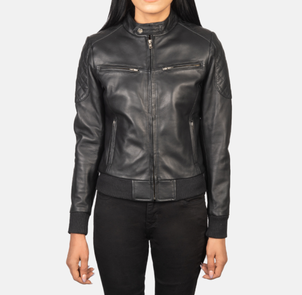 Axton Black Leather Jacket – Modern and Stylish Design