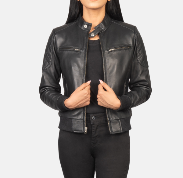 Axton Black Leather Jacket – Modern and Stylish Design
